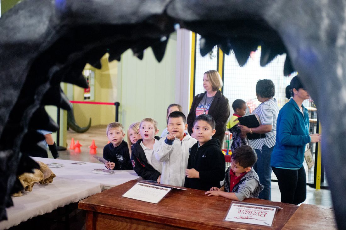 Dinosaurs exhibit at LongviewWOW takes youngsters back in time